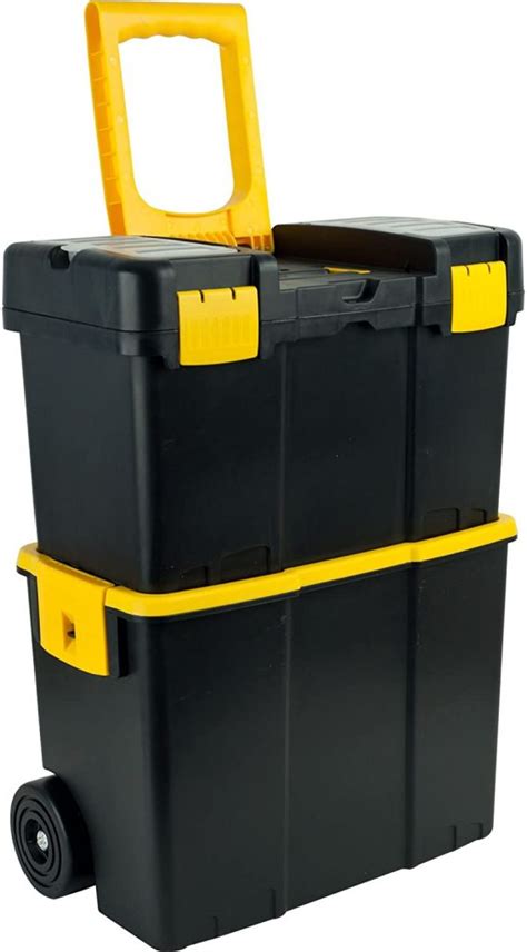 metal storage box on wheels|stackable storage bins with wheels.